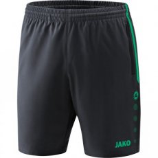 JAKO Short COMPETITION 2.0 antraciet/turkoois