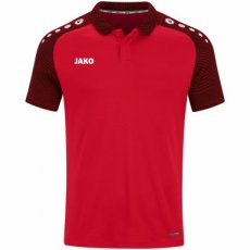 JAKO Polo Performance rood/zwart Heren