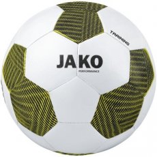 JAKO Trainingsbal Striker 2.0 wit/zwart/zachtgeel maat 4