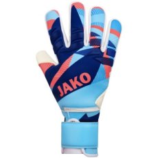 JAKO Keeperhandschoen River WRC Protection hemelsblauw/koraal/navy