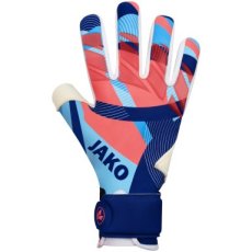 JAKO Keeperhandschoen River GIGA NC navy/hemelsblauw/koraal