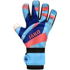 JAKO Keeperhandschoen River Supersoft NC hemelsblauw/koraal/navy