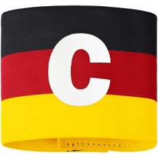JAKO Aanvoerdersband zwart/rood/geel