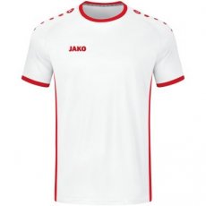 JAKO Shirt Primera KM wit/sportrood