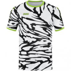 JAKO Shirt Animal KM wit/zwart/neongroen