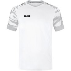 JAKO Shirt Wild korte mouw wit/zilvergrijs