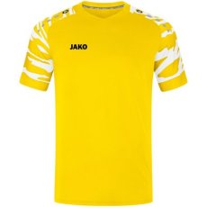 JAKO Shirt Wild korte mouw citroen/wit