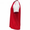 JAKO Shirt Dynamic KM rood/wit/donkerrood