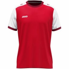 JAKO Shirt Dynamic KM rood/wit/donkerrood