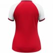 JAKO Shirt Dynamic KM dames rood/wit/donkerrood