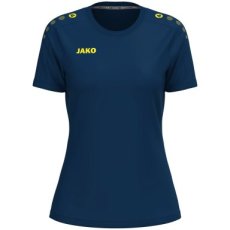 Artikel 6101D-941 JAKO T-shirt One Cotton damesmaten navy/citroen