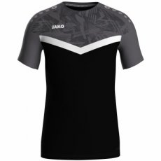 JAKO T-shirt Iconic zwart/antraciet