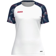 Artikel 6126D-039 JAKO T-shirt Sonic damesmaten wit/marine/rood