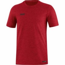 JAKO T-shirt Premium Basics rood gemeleerd
