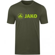 JAKO T-Shirt Promo kaki/fluo groen