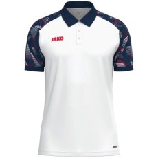 Artikel 6326-039 JAKO Polo Sonic wit/marine/rood