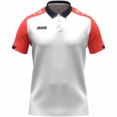 JAKO Polo Dynamic wit/koraal/marine