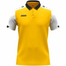 JAKO Polo Dynamic geel/wit/zwart