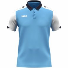 JAKO Polo Dynamic hemelsblauw/wit/marine