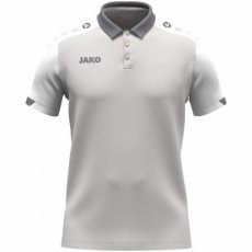 JAKO Polo Dynamic lichtgrijs/wit/steengrijs