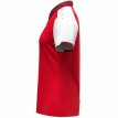 JAKO Polo Dynamic dames rood/wit/donkerrood