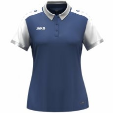 JAKO Polo Dynamic dames nachtblauw/wit/lichtgrijs