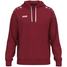 JAKO Sweater met kap One Cotton bordeaux