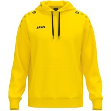JAKO Sweater met kap One Cotton geel