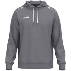 JAKO Sweater met kap One Cotton grijs
