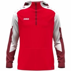 JAKO Zip hoody Dynamic rood/wit/donkerrood