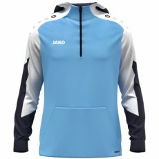 JAKO Zip hoody Dynamic hemelsblauw/wit/marine