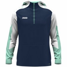JAKO Zip hoody Dynamic marine/wit/munt