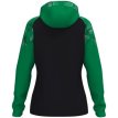 Artikel 6826D-827 JAKO Jas met kap Sonic damesmaten zwart/groen