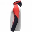 JAKO Jas met kap Dynamic wit/koraal/marine