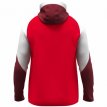 JAKO Jas met kap Dynamic rood/wit/donkerrood