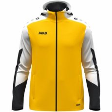 JAKO Jas met kap Dynamic geel/wit/zwart