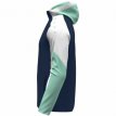JAKO Jas met kap Dynamic marine/wit/munt