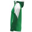 JAKO Jas met kap dames groen/wit/donkergroen