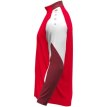 JAKO Ziptop Dynamic rood/wit/donkerrood