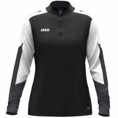 JAKO Ziptop Dynamic dames zwart/wit/antraciet