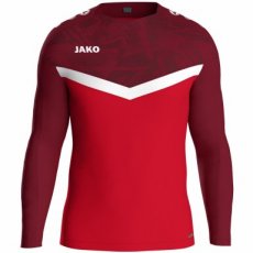 JAKO Sweater Iconic rood/wijnrood