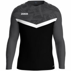 JAKO Sweater Iconic zwart/antraciet