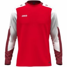 JAKO Longsleeve Dynamic rood/wit/donkerrood