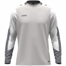 JAKO Longsleeve Dynamic lichtgrijs/wit/steengrijs
