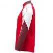 JAKO Polyestervest Dynamic dames rood/wit/donkerrood