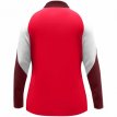 JAKO Polyestervest Dynamic dames rood/wit/donkerrood