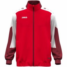 JAKO Geweven jas Dynamic rood/wit/donkerrood