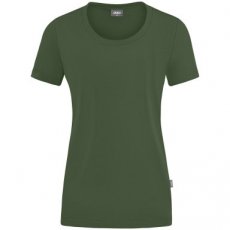 JAKO T-Shirt Organic Stretch olijf Dames