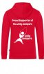 Supporters Sweater met kap JOLLY JUMPERS  rood