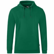 C6720-260 JAKO Sweater met kap Organic groen